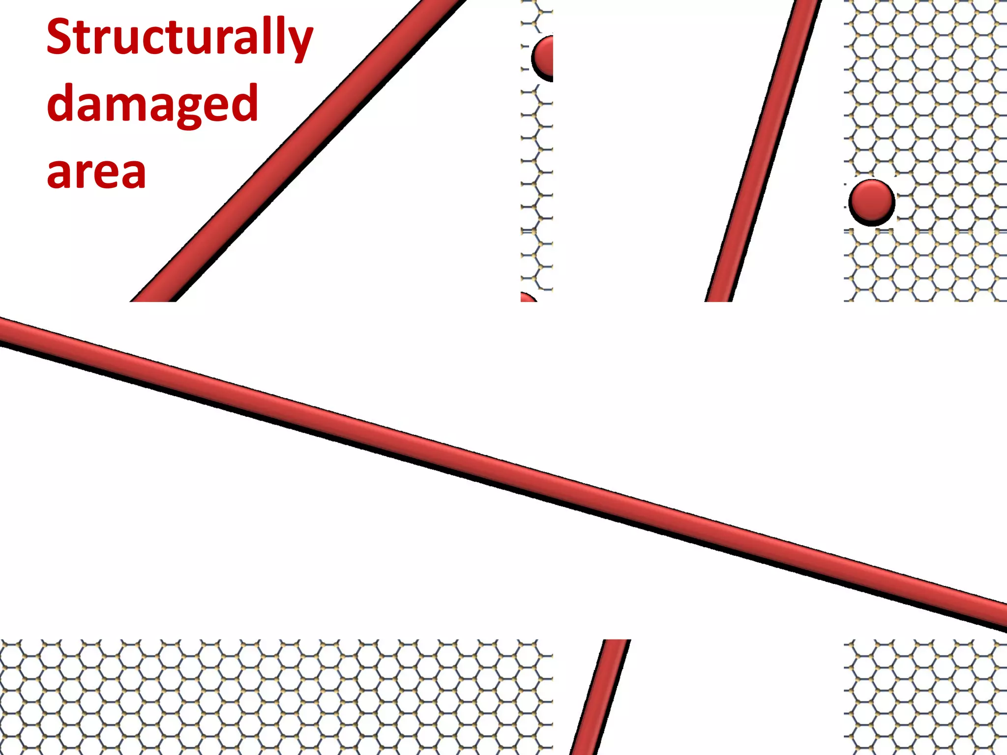 Structurally
damaged
area
 