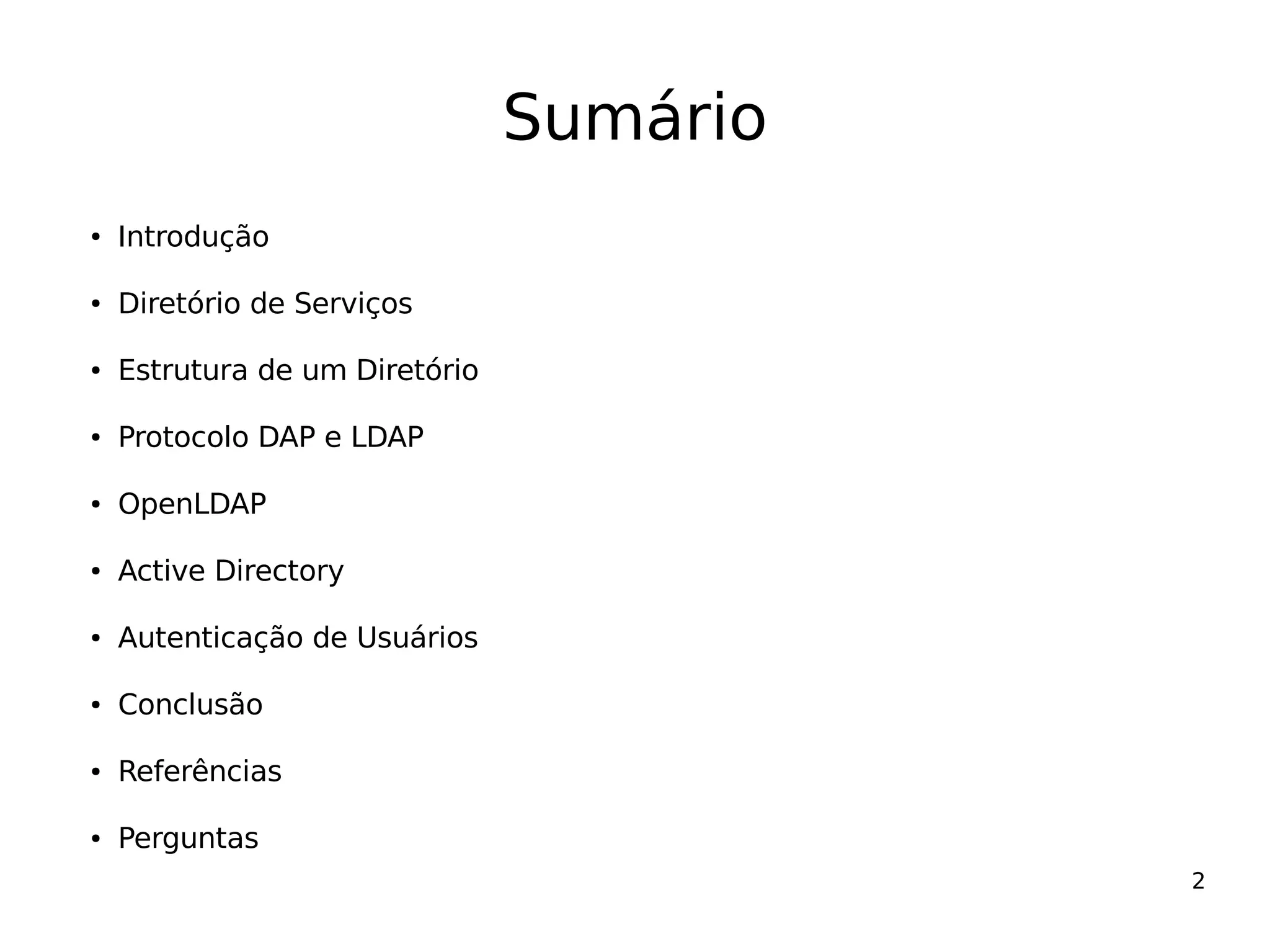 Uma visão geral do OpenLDAP e Active Directory