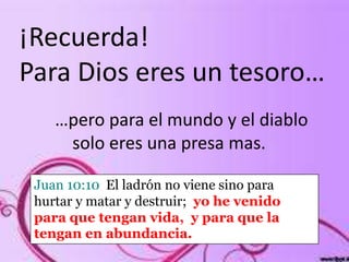 Adolecentes un tesoro de Dios | PPTX