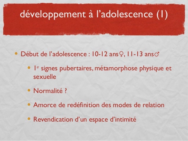 Adolescence