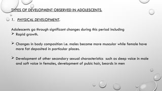 Comprehensive Overview of Adolescent Human Development and Challenges ...