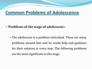 adolescence asl class 11