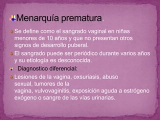 Representa la culminación de un proceso madurativo que se inicia  en la vida intrauterina.