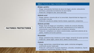 FACTORES PROTECTORES
 