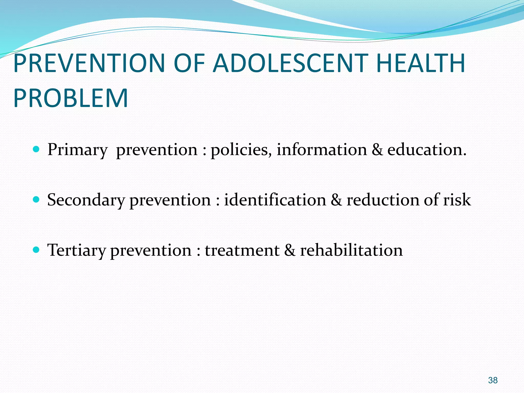 Adolescent Health PPTX