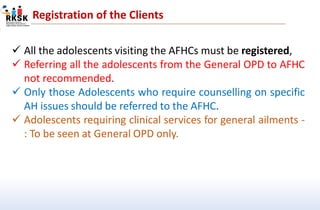 Adolescent Health Services by DR A.K Gupta, Senior Pediatrician, Delhi ...