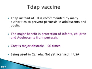 Tdap Algorithm Aafp Adolescent immunization final | PPTX