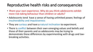 Comprehensive Guide to Adolescent Sexual and Reproductive Health | PDF