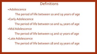 Adolesents statics in srilanka | PPTX