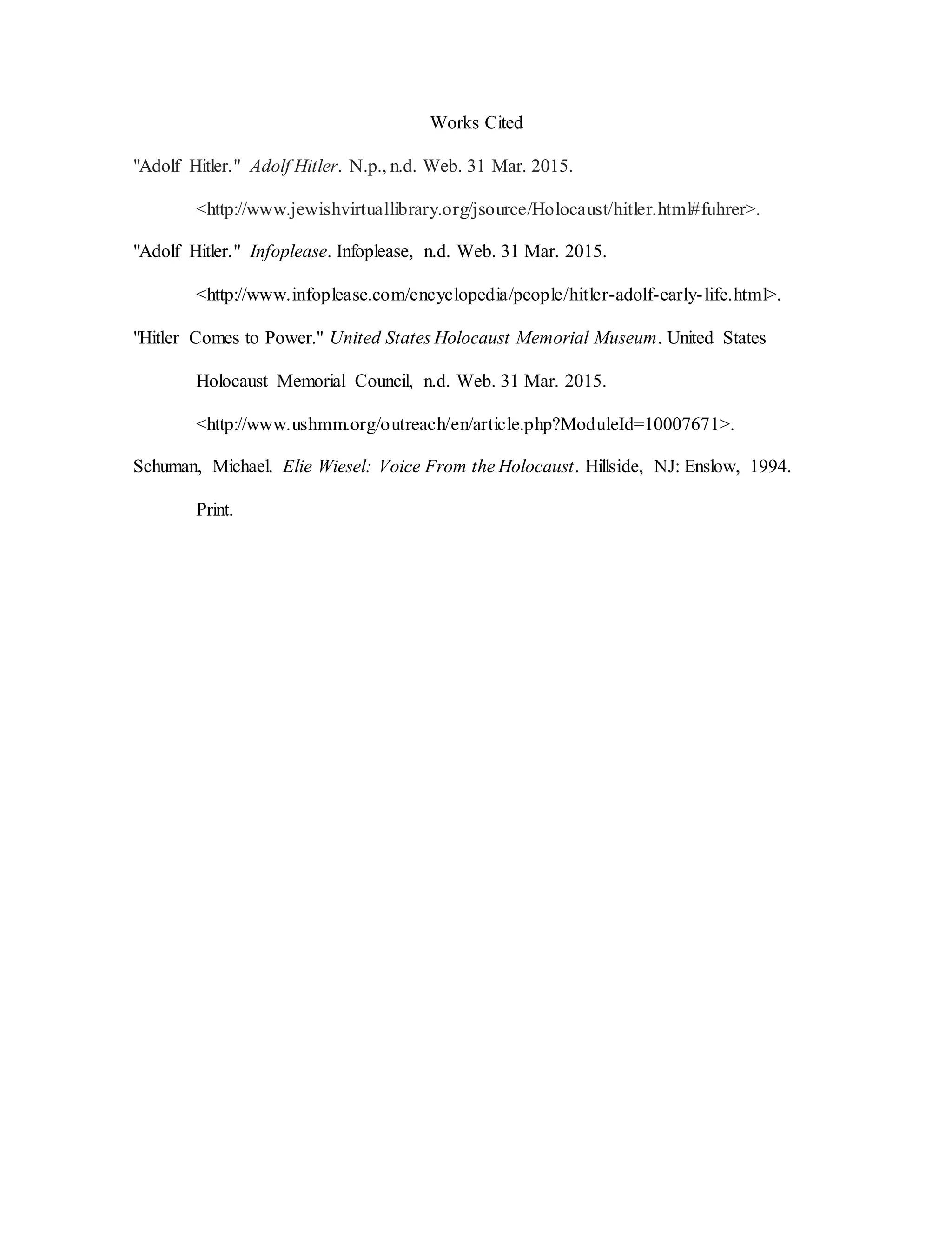 Adolf Hitler's Rise to Power | DOCX