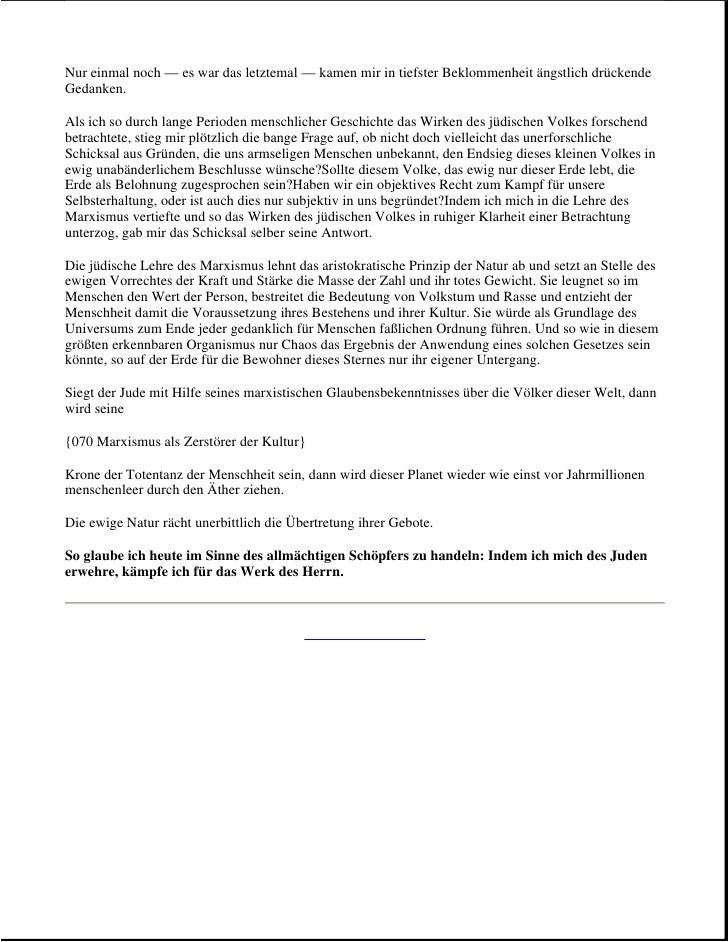 Adolf Hitler Mein Kampf
