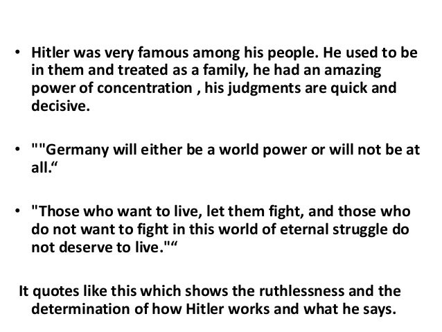 Political views of Adolf Hitler
