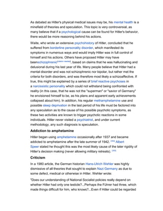 Psychopathogram Hitler Adolf hitler ebook | DOC