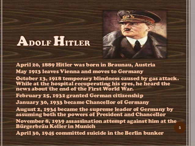 Leadership Style of Adolf Hitler - Words | Bartleby