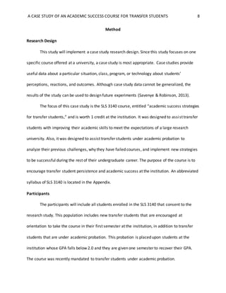 case study proposal example