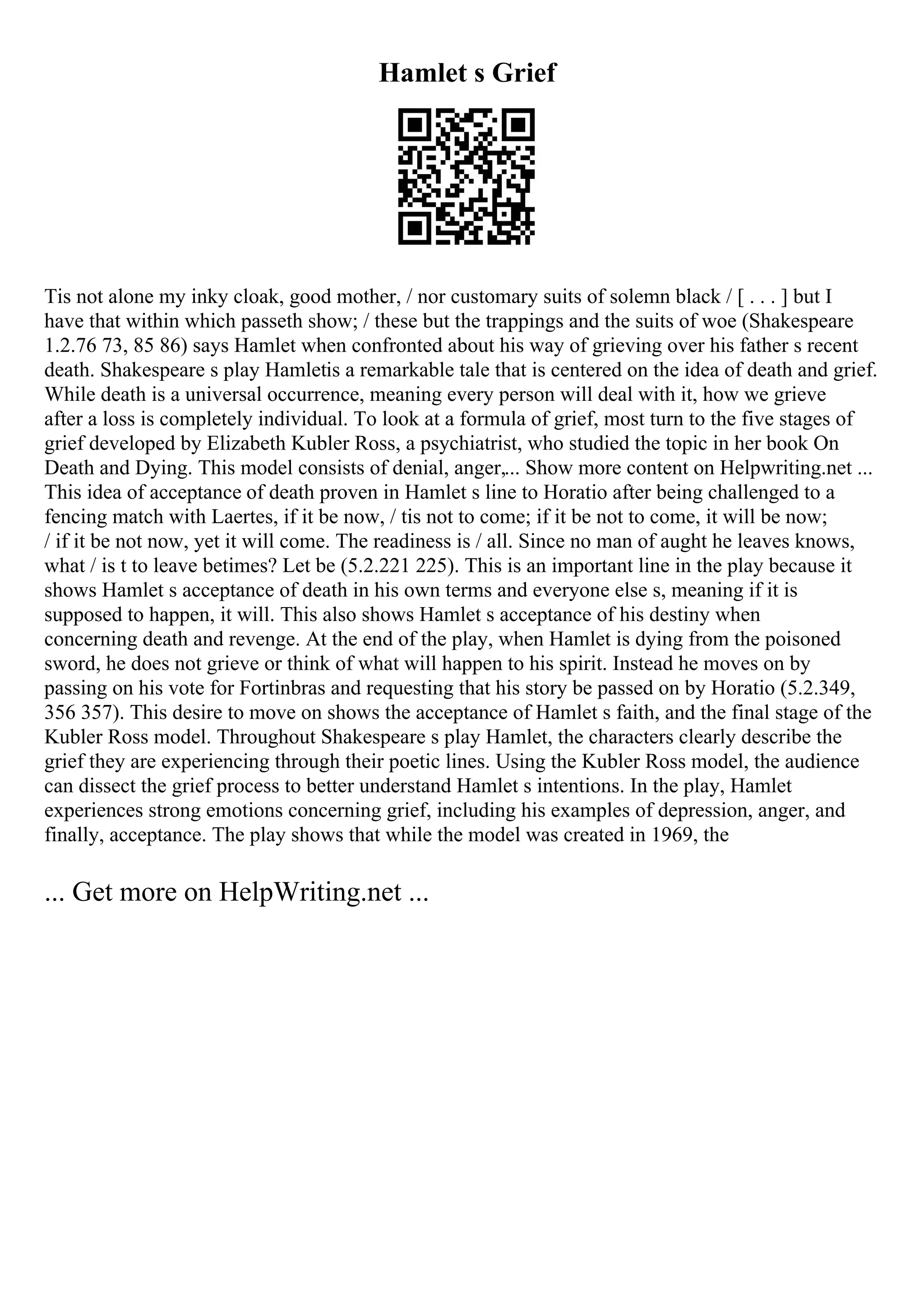 A Doll House Literary Analysis Essay PDF