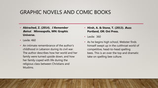 Adol lit multi genre text set | PPT