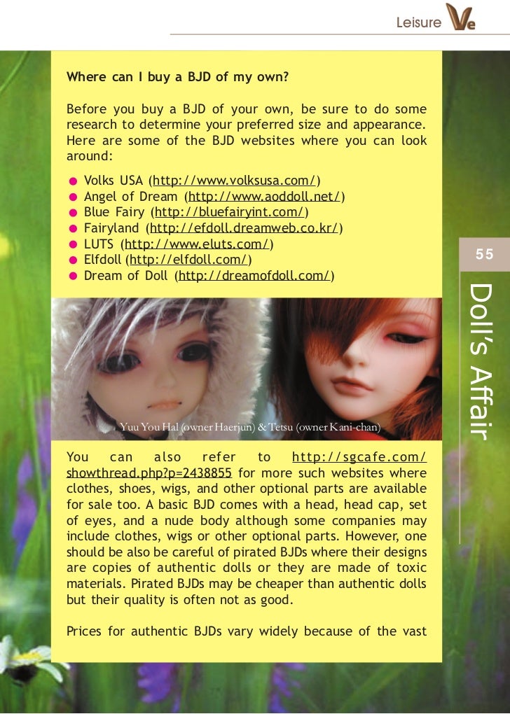 ball jointed doll websites