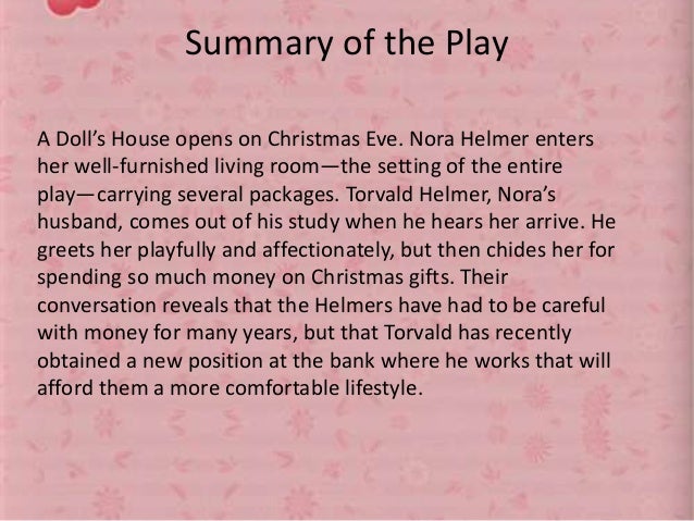 Fresh 45 of Summary Of A Dolls House