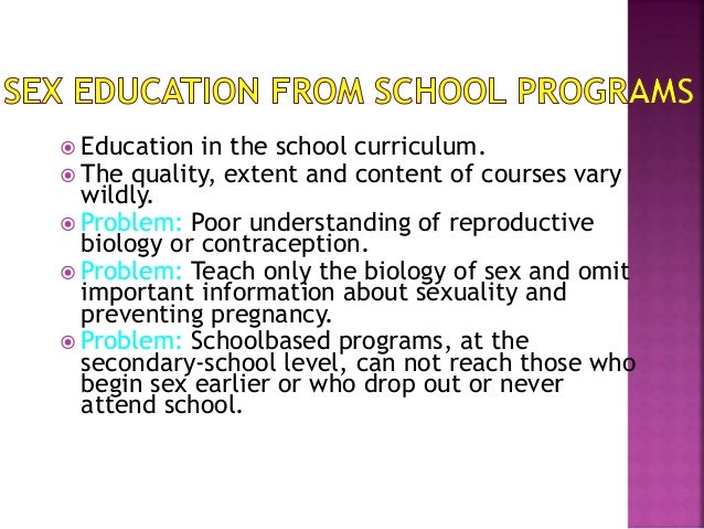 the importance of sex education to curb teenage sex To curb this problem we need to introduce appropriate sex educationto the concerned bodies when shall parents teach their children about sex education or they should. the importance of sex education to curb teenage sex To curb this problem we need to introduce appropriate sex educationto the concerned bodies when shall parents teach their children about sex education or they should.