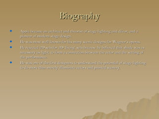 Adolphe Appia resource pack | PPT