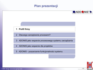System ADONIS - prezentacja | PDF