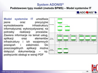 System ADONIS - prezentacja | PDF