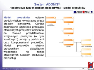 System ADONIS - prezentacja | PDF