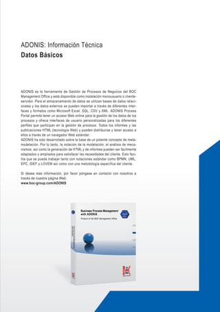 Gestión por procesos con ADONIS | PDF