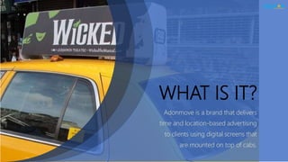 AdonMove - DOOH On-Taxi Advertising Service | PPTX