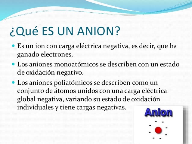 Adonna cationes y aniones en el suelo