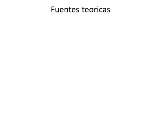 Fuentes teoricas
 