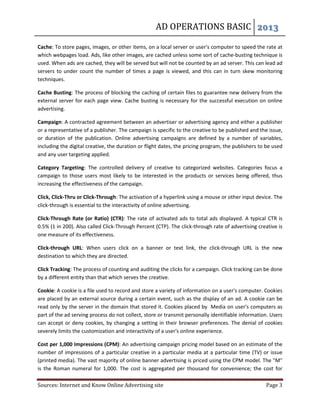 Ad operations dictionary | PDF
