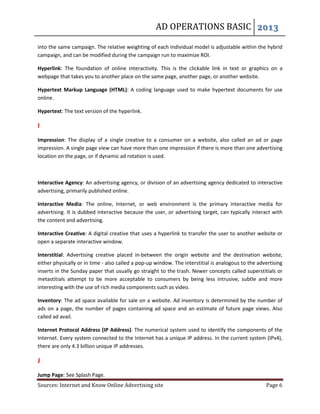 Ad operations dictionary | PDF