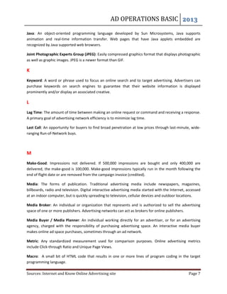 Ad operations dictionary | PDF