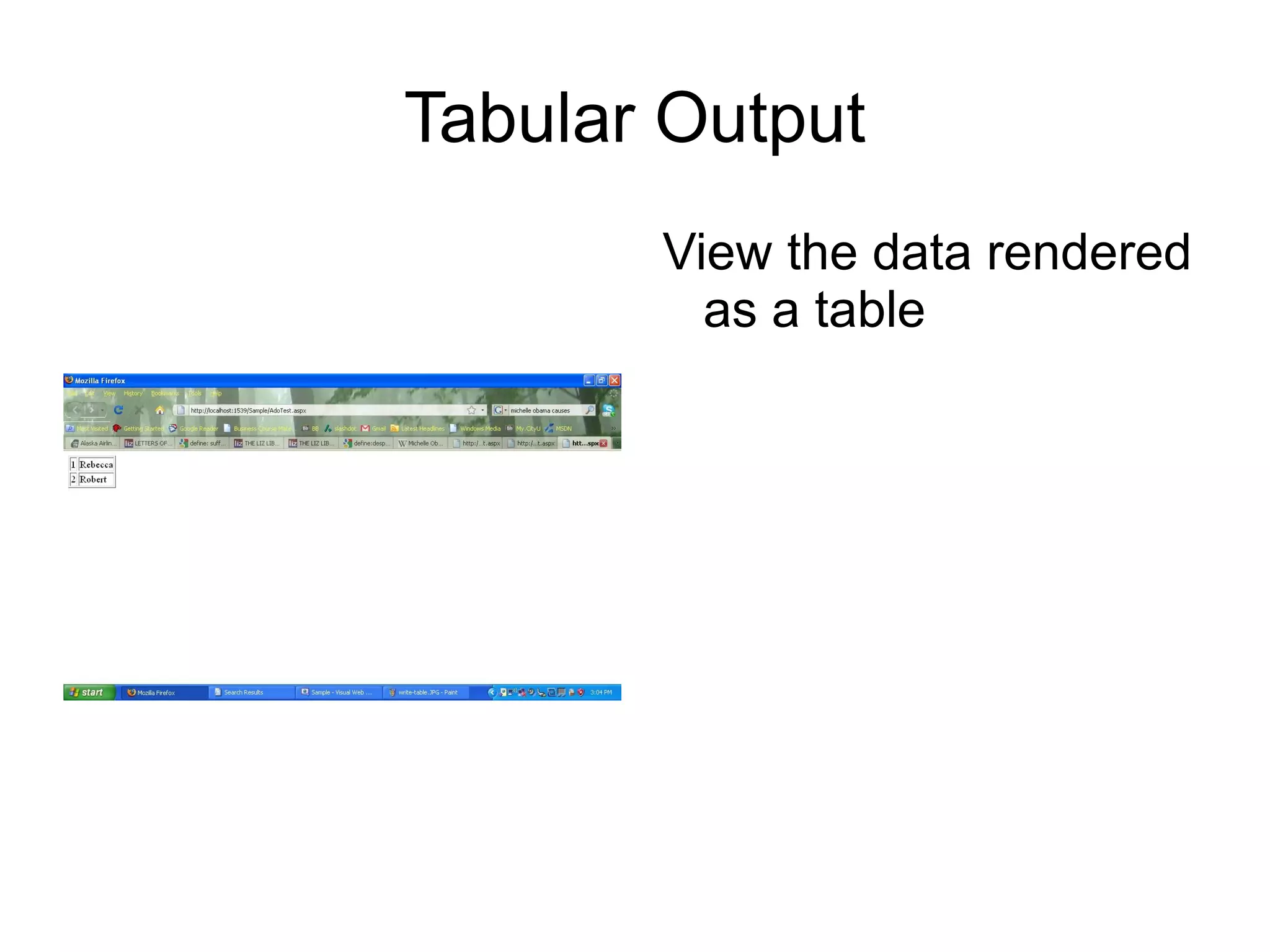 Indicate that it is using code behind 