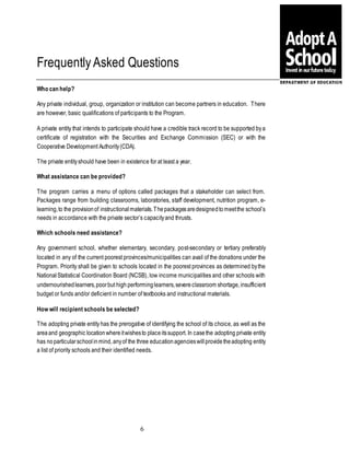 Adopt-a-School Program Kit | DOCX