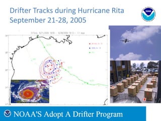 Drifter Tracks during Hurricane Rita
September 21-28, 2005
 