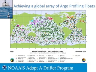 Achieving a global array of Argo Profiling Floats
 