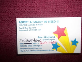 Adopt a family in need ii adopt a family in need ii-407