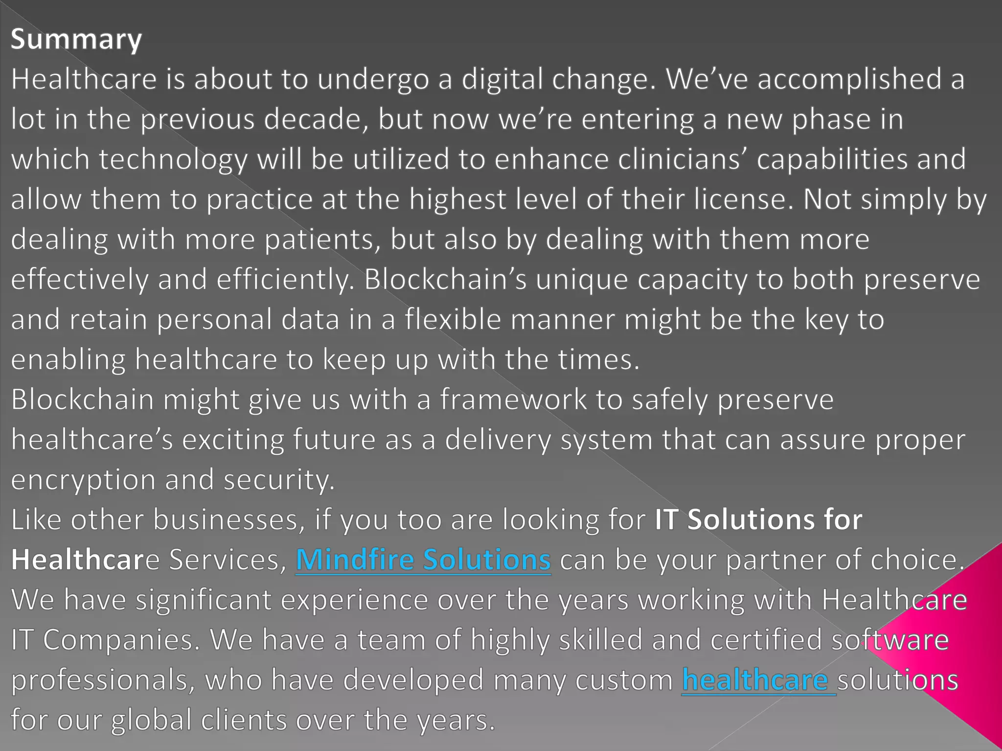 Adopting Blockchain in Healthcare to solve complex data issues & improve customer experience