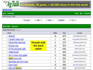 11 threads, 78 posts, > 39,500 views in the last week
Threads with
the word
radish
 