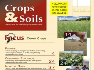 > 15,000 CCAs
have received
science-based
info about CC
 