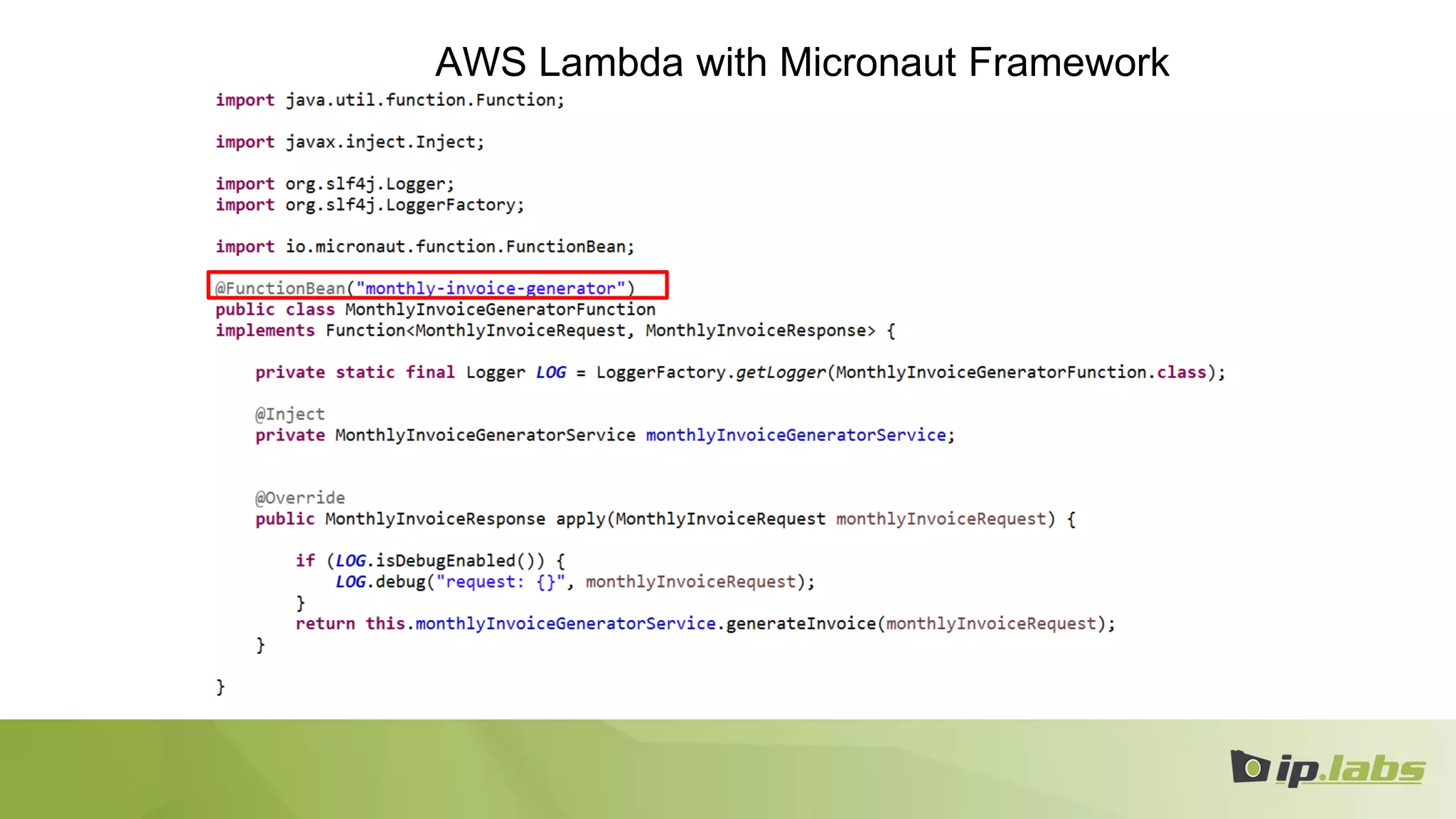 AWS Lambda with Micronaut Framework
 