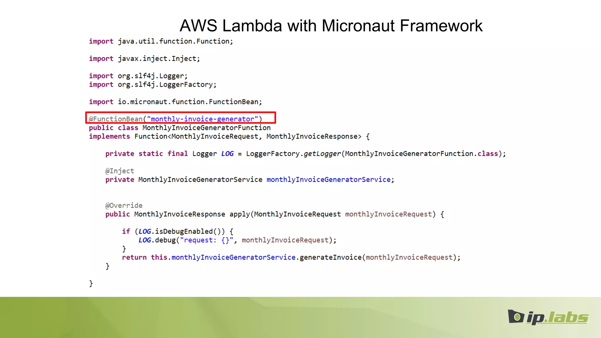 AWS Lambda with Micronaut Framework
 