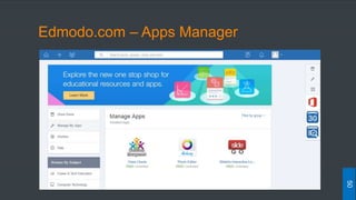 Edmodo.com – Apps Manager
50
 
