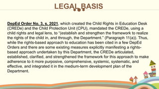 ADOPTING THE RIGHTS-BASED education framework | PPTX