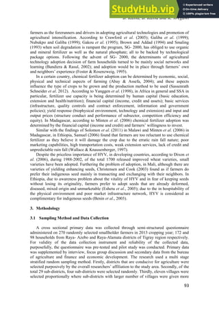 ADOPTION AND IMPACT OF AGRICULTURAL TECHNOLOGIES | PDF