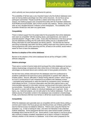 Adoption Of Online Databases In Public Libraries An Australian Case ...