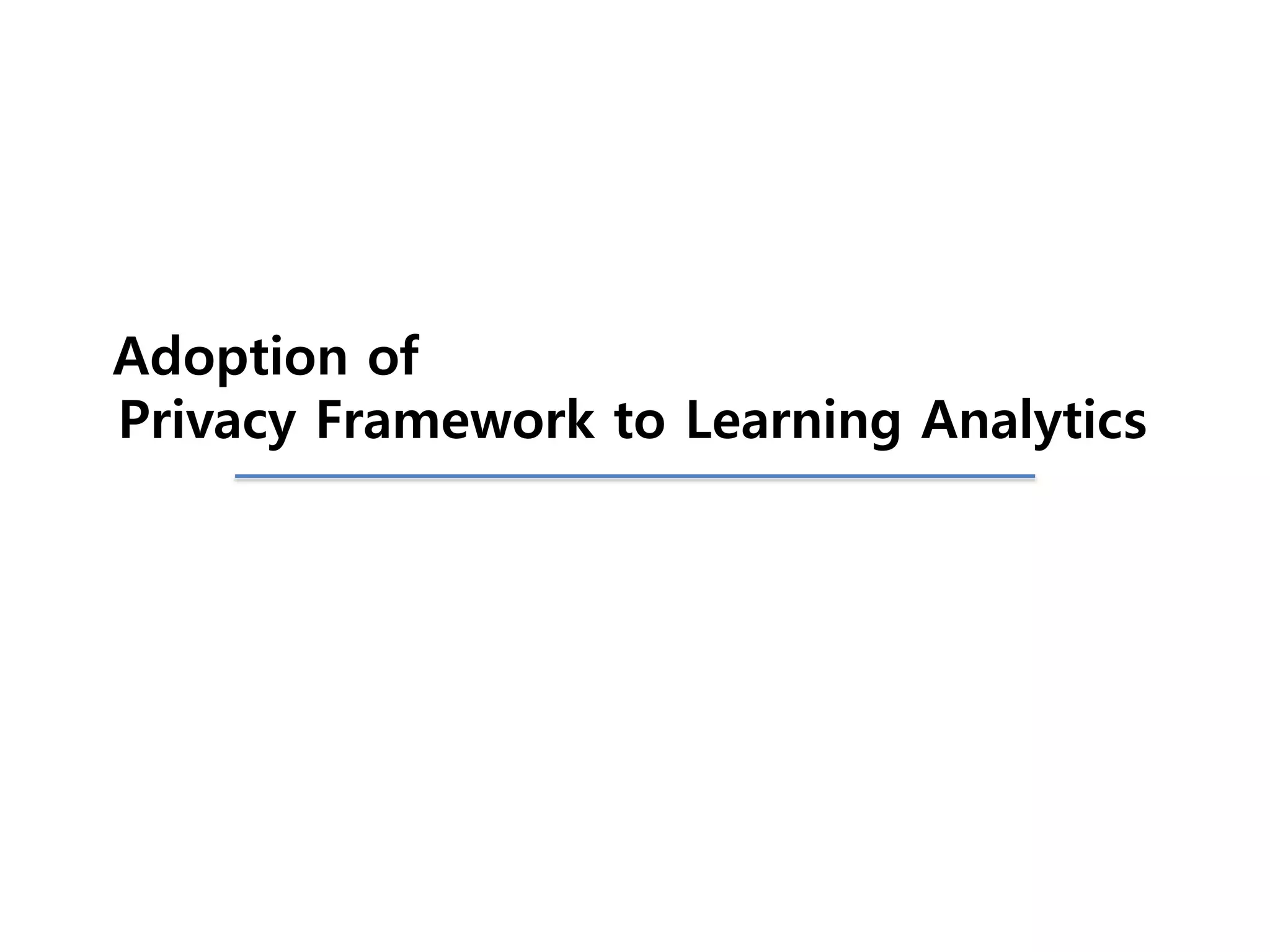 Mapping a Privacy Framework to a Reference Model of Learning Analytics ...